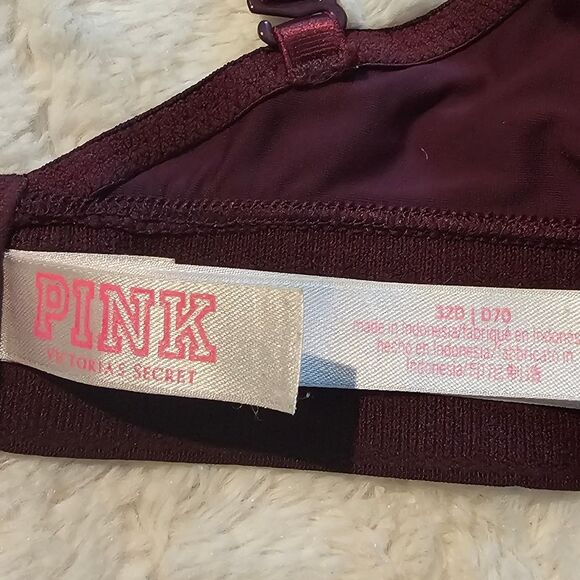 Pink Victoria's Secret Wear Everywhere Wireless Lightly Lined Bra 32D - Picture 4 of 5